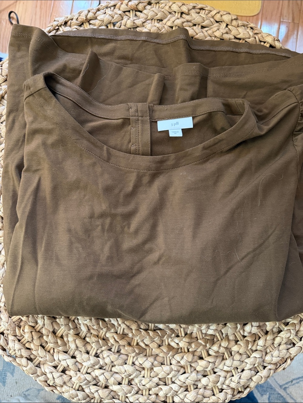 J. Jill Women's Tan Long Sleeve Top